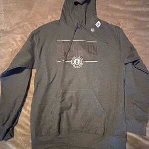 NEW NBA Boys M Brooklyn Nets Gray Hoodie